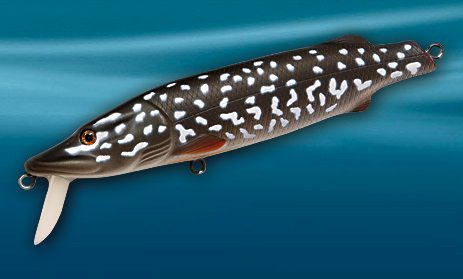 Воблера PIKE 313_graphite_pike