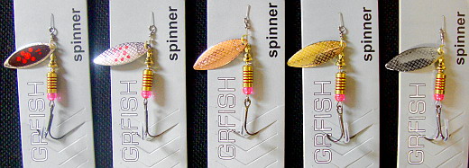 Блёсна Вертушки Long Spinner варианты