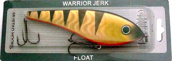 Приманки GRFISH Воблер Warrior Jerk  WJB-155       