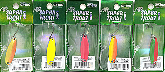 Блесна форелевые GT-BIO SUPER TROUT LONG