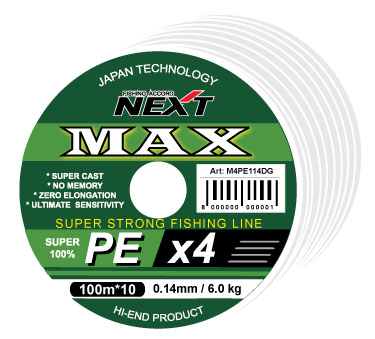 NEXT Fishing Accord  NEXT FA MAX PEx4 10010       